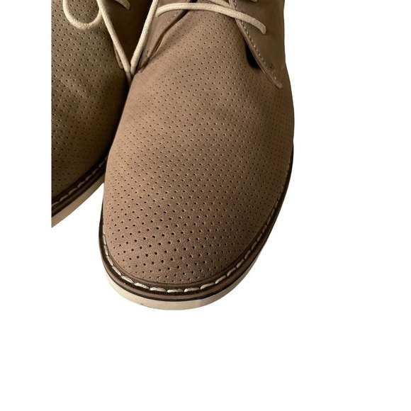 Steve Madden M-Devlyn Chukka Boots 11.5 M Gray Faux Leather Lace-Up Shoes Men’s - Picture 6 of 8